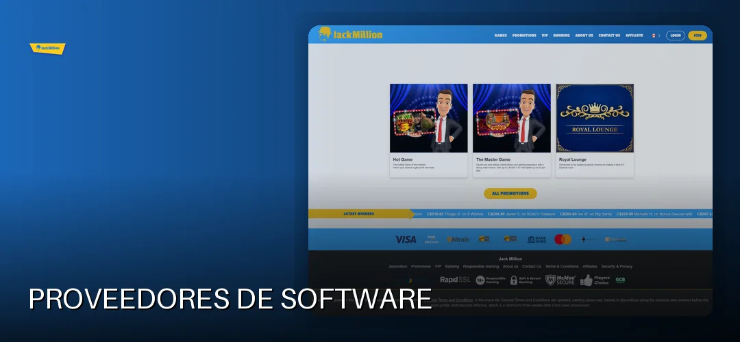 Proveedores de software