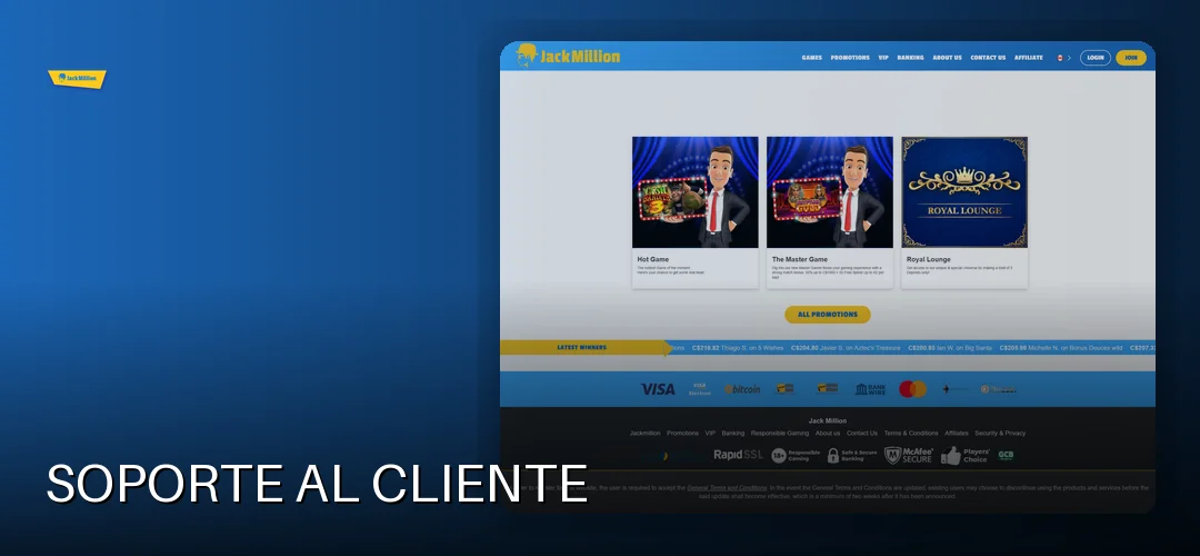 Soporte al cliente
